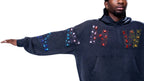 “YAHWEH” - Multi-Colored Gemstone Hoodie