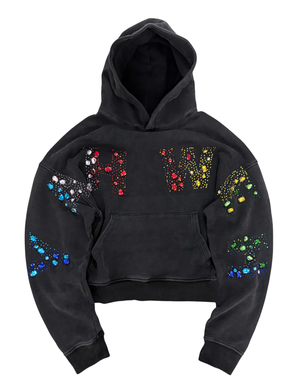 “YAHWEH” - Multi-Colored Gemstone Hoodie