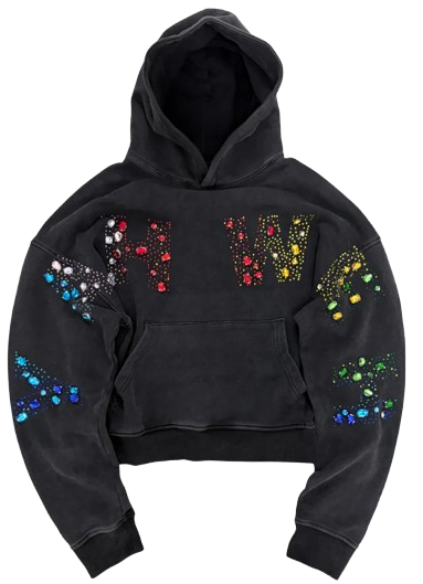 “YAHWEH” - Multi-Colored Gemstone Hoodie