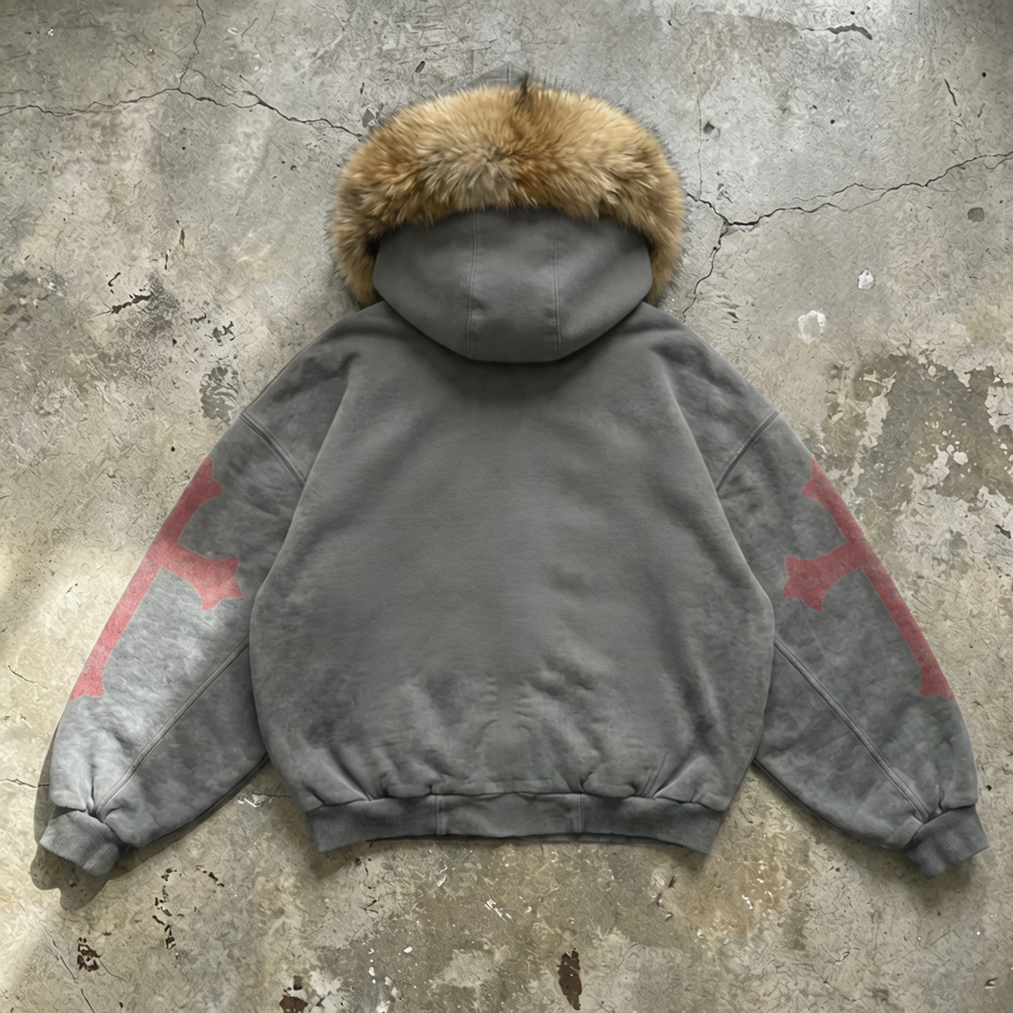 Imagen Dei - Fur Hood Zip Hoodie